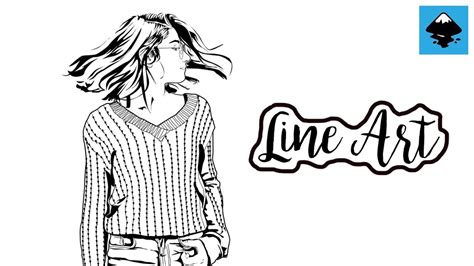 Create Basic Vector Line Art | Inkscape - YouTube