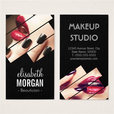 4,000+ vectors, stock photos & psd files. Modern Black and Red Fashion Makeup Beauty Salon Business ...