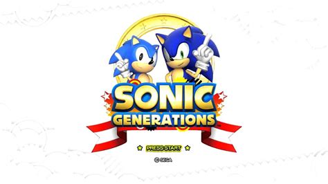 Sonic Generations Music Title Screen Youtube