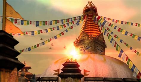Buddha Eyes Swayambhunath Temple Kathmandu Nepal Uhd 4k Wallpaper 2