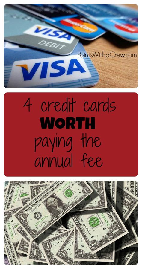 This is a great option for. The 4 credit cards I will pay the annual fee on - Points with a Crew