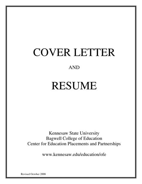 Although it alone will not get you a job or internship. Basic Cover Letter for a Resume
