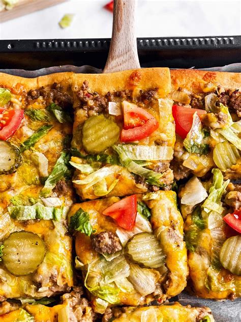 Big Mac Pizza Recipe Unfussy Kitchen