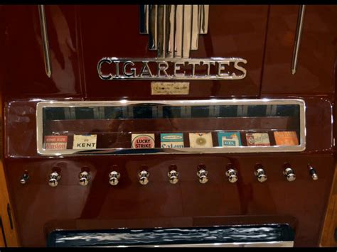 Vintage Cigarette Vending Machine 1960s Rnostalgia