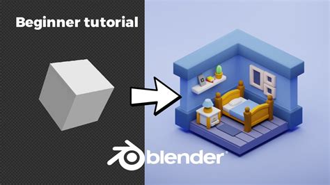 Blender 3d Create A 3d Isometric Bedroom In 15 Minutes Beginner