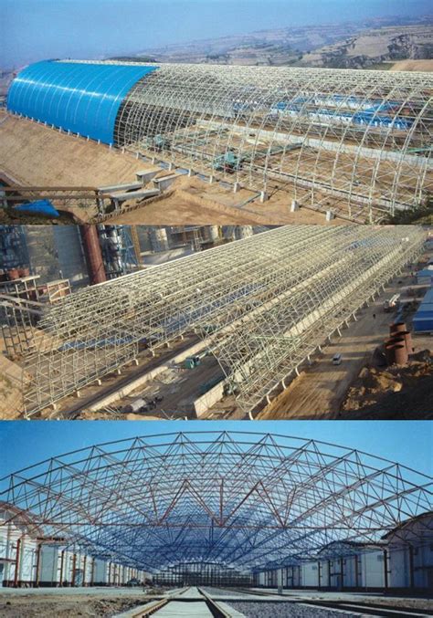 The Space Frame Coal Storage Shed Can Span A Large Space Space Frame