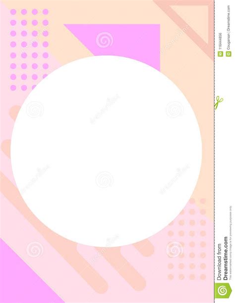 Simple Solid And Pastel Color Geometric Pattern Background