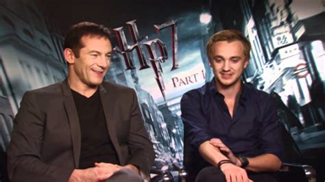 Jason Isaacs And Tom Felton Harry Potter And The Deathly Hallows Junket Interview Youtube