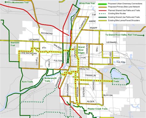Grand Rapids Bike Plan The Greenway Collaborative