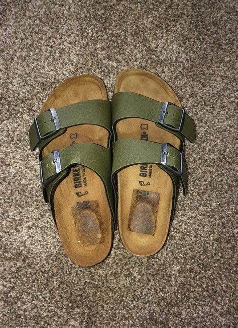 Olive Green Birks Size 37 Which Is A 6 12 I Wear Size 7 And They Fit