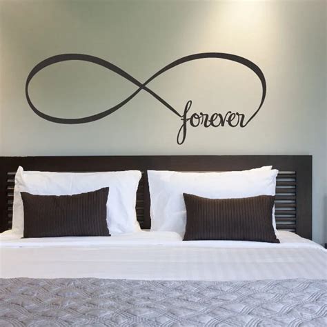 Infinity Symbol Forever Wall Stickers Home Decor Bedroom Vinyl
