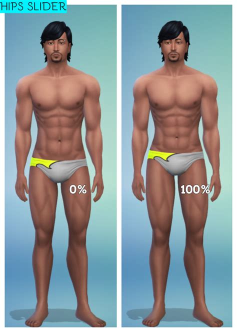 Mod The Sims Extended Butt And Hips Sliders V1 3