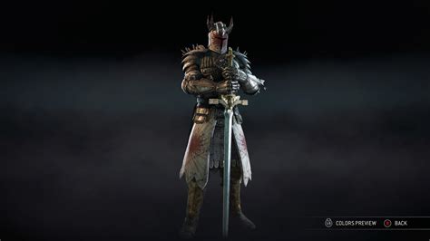 My Rep 4 Warden Bloodied Knight Forfashion