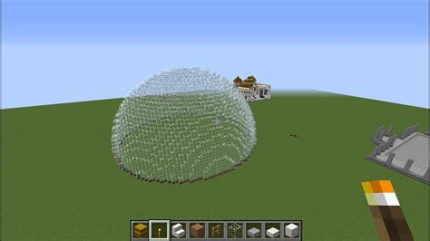 Minecraft Aviary Glass Dome Tutorial Youtube