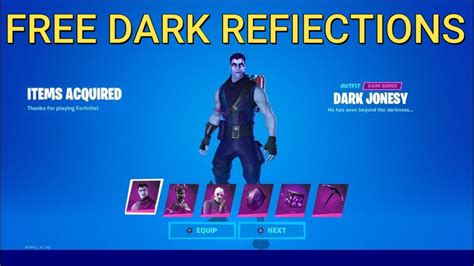 How To Get Dark Reflections Skin Pack For Free In Fortnite Unlock Dark