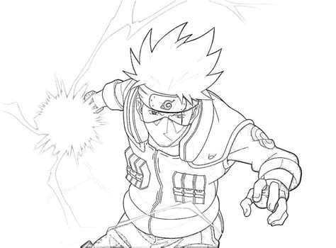 Kakashi Hatake Coloring Pages at GetColorings.com  Free printable