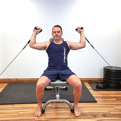 Seated Cable Shoulder Press Primal Living