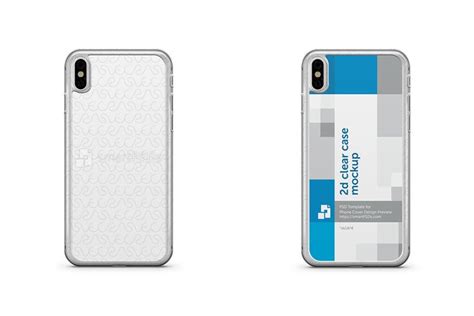 Apple Iphone X 2d Clear Mobile Case Design Mockup 57295