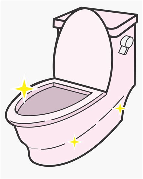 Toilet Bowl Cartoon Drawing Simple Vector Clip Art Illustration Clip