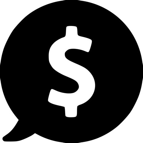 Currency Dollar Price Bubble Usd Svg Png Icon Free Download 457433