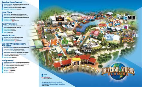 Universal Florida Park Map Printable Maps