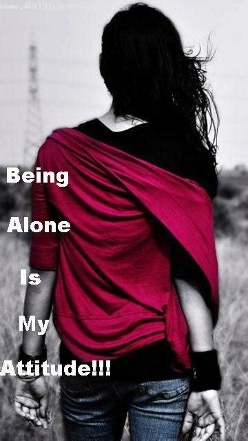 Home > girls wallpapers > page 1. Download Being alone is my attitude girl - Flirty girl ...