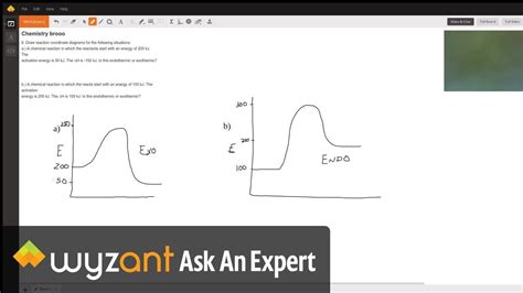 Drawing Reaction Coordinate Diagrams For Exothermic And Endothermic