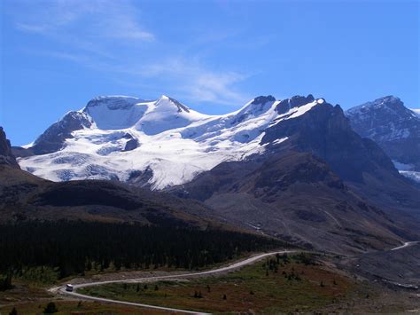 Mount Athabasca 3490m Kanadische Rocky Mountains Foto And Bild