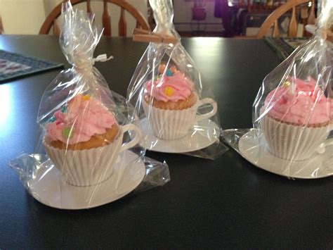 Cupcakes In Teacups Baby Shower Favors Baby Shower Favors Baby