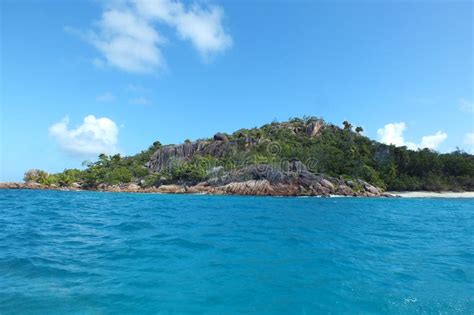 Beautiful Scenery Of The Coastline Seychelles Islands Stock Image