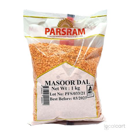 Parsram Masoor Dal 1kg Localcart