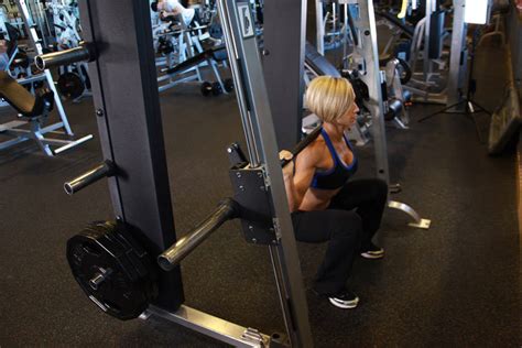 Smith Machine Squat Exercise Guide And Video