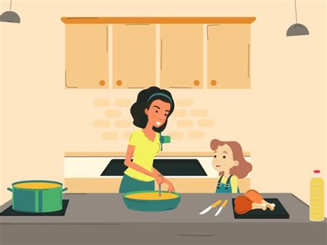 Mother Cooking Cartoon Images Mother Cooking Clipart Cooking Clipart Mom Cooking Bodaypwasuya