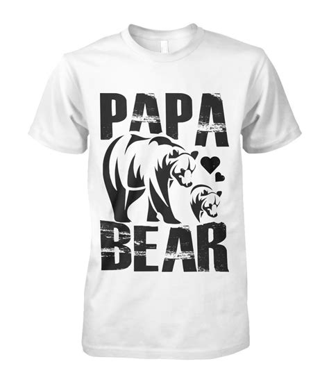Papa Bear T Shirt Viralstyle Bear T Shirt High Quality T Shirts Ugly Christmas Sweater