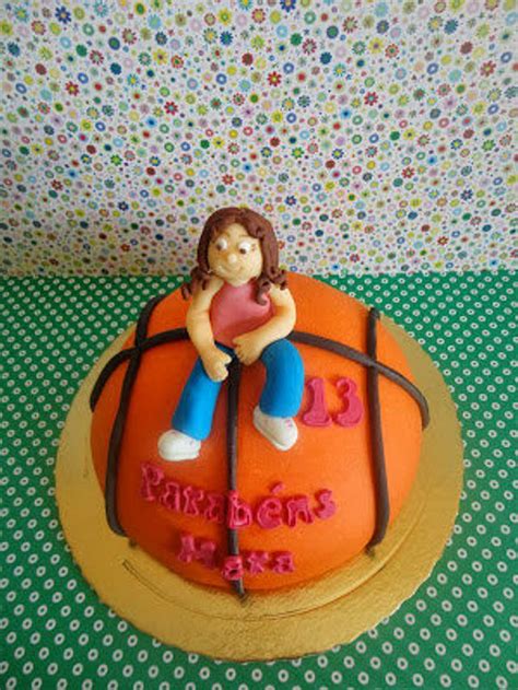 Basketball Cake Decorated Cake By Itabolosdecorados Cakesdecor