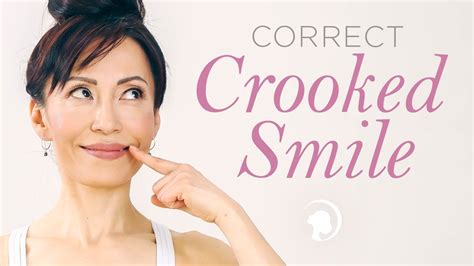 Correct Crooked Smile With One Simple Exercise Youtube