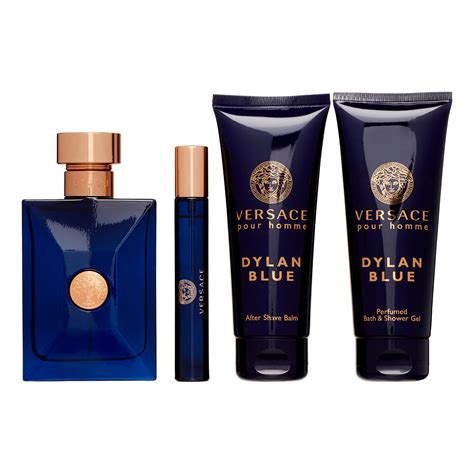 Versace Pour Homme Dylan Blue Cologne By Versace Piece Gift Set Men
