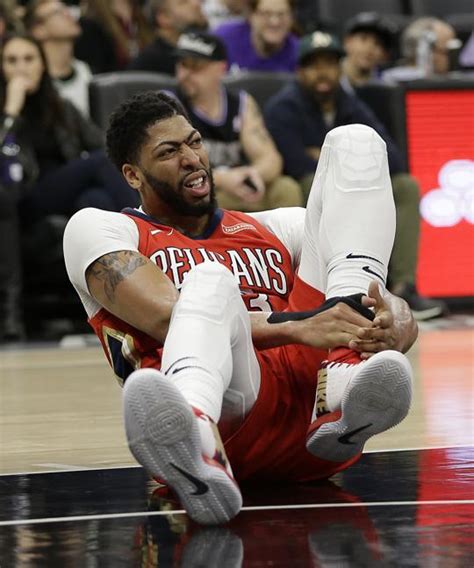 Anthony Davis Left Ankle Ruled Out For Fridays Game Vs Wizards