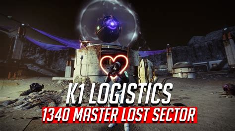 Solo Flawless 1340 Master Lost Sector K1 Logistics Hunter Build