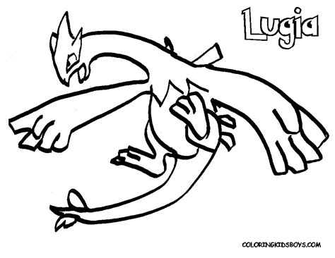 Pokemon Lugia Colouring Pages Page 2 Pokemon Coloring Sheets