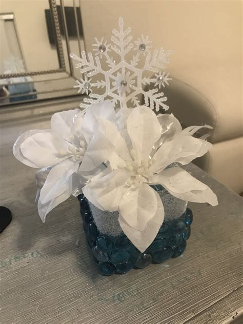 Frozen Flower Centerpiece With Snowflake ️ Frozen Theme Party Flower