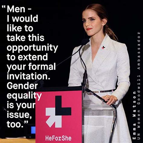 Emma Watson Makes A Case For Male Feminism
