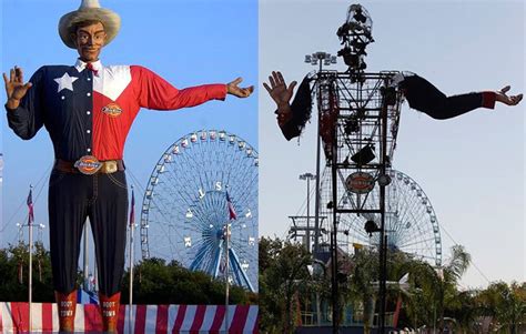 Big Tex State Fair Of Texas Icon For 60 Years Goes Up In Flames