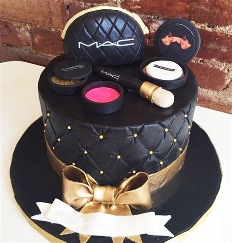 Cake designs can range from the extravagant to the functionally. Black Theme Mac Makeup Cake - Mac makeup cakes in Lahore