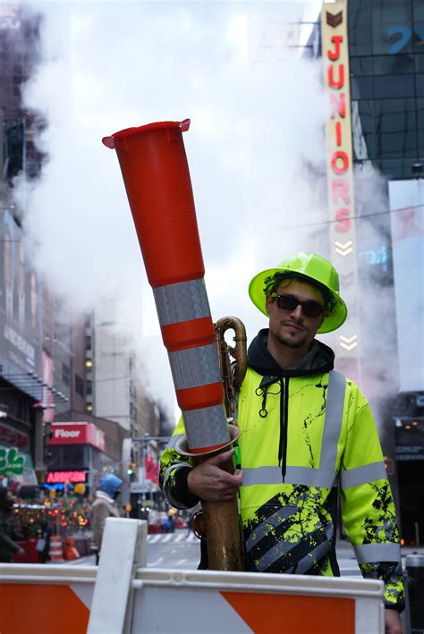 Wenzl - Traffic Cone Sax Man