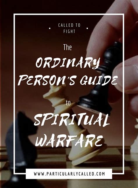 The Ordinary Persons Guide To Spiritual Warfares By Patrickycalled Com