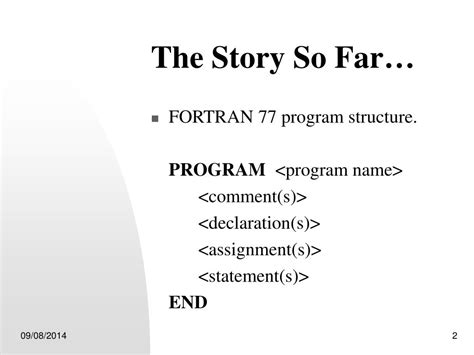 Ppt Fortran 77 Programming Powerpoint Presentation Free Download