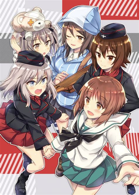 Nishizumi Miho Nishizumi Maho Itsumi Erika Shimada Arisu Boko And