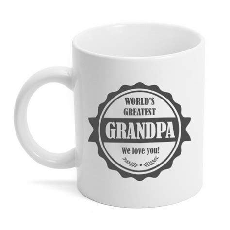 Grandads are a constant source of invaluable wisdom and advice, so show. Personalized Worlds Greatest Grandpa Mug