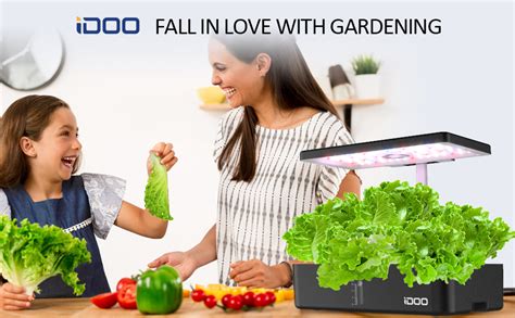 Idoo Hydroponic Growing System 12pods Indoor Herb Garden 디바이스마트